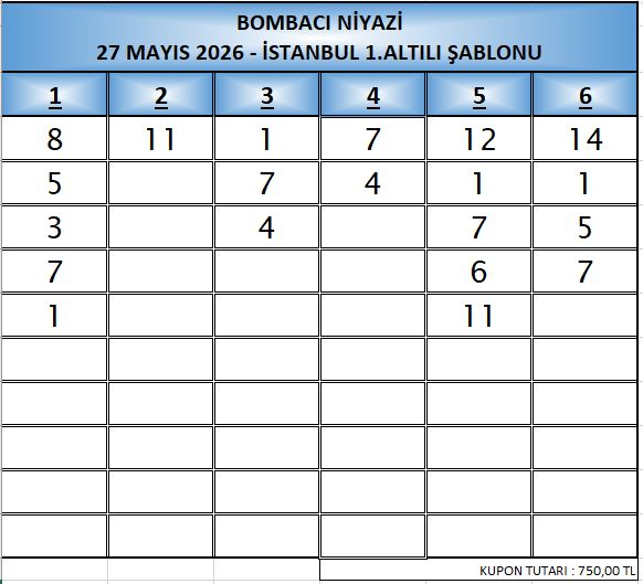 bombaci nİyazİ İst 1