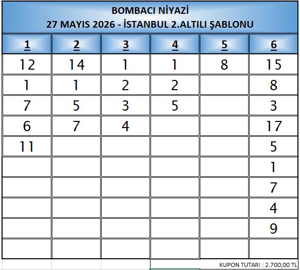 bombaci nİyazİ İst 2