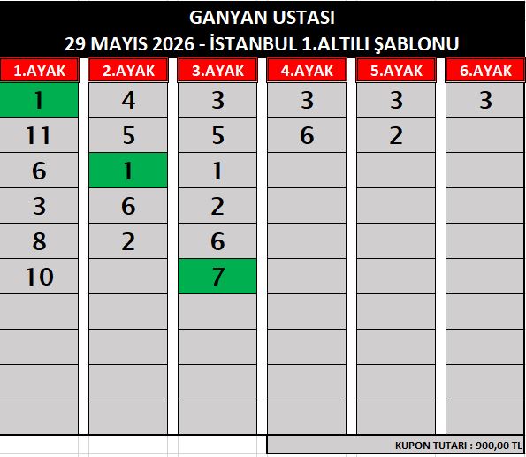 ganyan İst 1