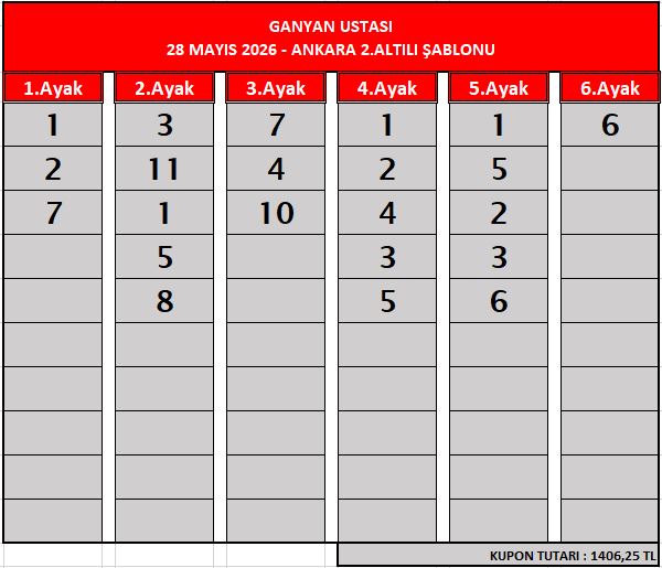 ganyan ustasi 2.altili
