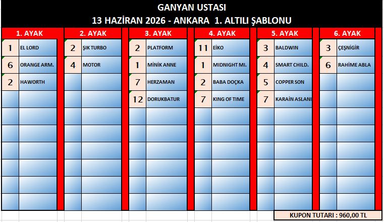 ganyan ustasi ankara 1