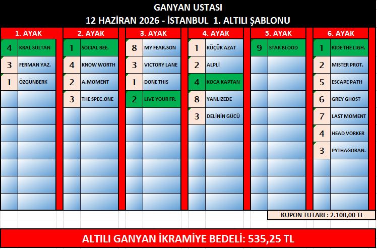 ganyan ustasi İst1