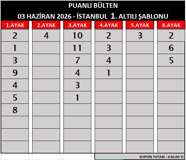puanli bÜlten 1